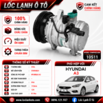 Lốc Điều Hòa Hyundai A3 STAL ST090504 (10S11, PV4, 12V)