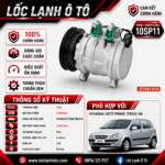 Lốc Điều Hòa Hyundai Getz Prime (TB) 2002-2008 STAL ST091404 (10SP11, PV4, 12V)
