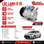 Lốc Điều Hòa Toyota Vios 1.3L 2004-2007 STAL ST110103 (10S11C, PV4, 12V)