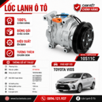 Lốc Điều Hòa Toyota Vios STAL ST110106 (10S11C, PV4, 12V)