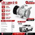 Lốc Điều Hòa Toyota Hilux STAL ST110202 (10S11C, PV7, 12V)
