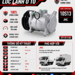 Lốc Điều Hòa JMC STAL ST131136 (10S13, PV2, 12V)