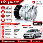 Lốc Điều Hòa Toyota Corolla STAL ST150202 (10S15C, PV6, 12V)