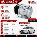 Lốc Điều Hòa Toyota Corolla STAL ST151430 (10S15C, PV6, 12V)