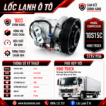 Lốc Điều Hòa Hino Truck STAL ST151936 (10S15C, PV8, 12V)
