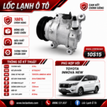 Lốc Điều Hòa Toyota Innova New STAL ST152347 (10S15, PV7, 12V)
