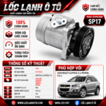 Lốc Điều Hòa Chevrolet Captiva 2.4 Petrol 2012- STAL ST175150 (SP17, PV6, 12V)