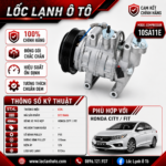 Lốc Điều Hòa Honda City / Fit STAL ST210606 (10SA11E, PV5, 12V)