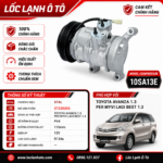 Lốc Điều Hòa Toyota Avanza 1.3 / Per Myvi Lagi Best 1.3 STAL ST230203 (10SA13E, PV4, 12V)