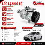 Lốc Điều Hòa Toyota Vios New / Yaris 1.5 2014- STAL ST230508 (10SA13E, PV6, 12V)