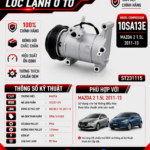 Lốc Điều Hòa Mazda 2 1.5L 2011-2013 STAL ST231115 (10SA13E, PV6, 12V)