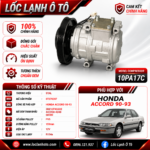Lốc Điều Hòa Honda Accord 1990-1993 STAL ST270207 (10PA17C, PV5, 12V)