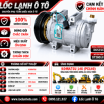 Lốc Điều Hòa Komatsu 140 (PC140) STAL ST280101 (DKS15C, B1, 24V)