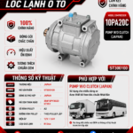 Lốc Điều Hòa Pump W/O Clutch Japan STAL ST300100 (10PA20C, A2, 12V / 24V)