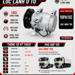 Lốc Điều Hòa GAC Hino 700 STAL ST351010 (10PA15C, B1, 24V)