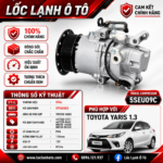 Lốc Điều Hòa Toyota Yaris 1.3 STAL ST520202 (5SEU09C, PV6, 12V)
