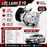 Lốc Điều Hòa Hyundai Elantra 2013- STAL ST530303 (VS12E, PV6, 12V)