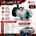 Lốc Điều Hòa Hyundai Elantra 1.8 2004 / Kia Soul 2.0 2012-2013 STAL ST530808 (VS12, PV6, 12V)
