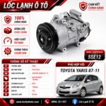 Lốc Điều Hòa Toyota Yaris 2007-2011 STAL ST531010 (5SE12, PV4, 12V)