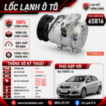 Lốc Điều Hòa Kia Forte 1.6 STAL ST696324 (6SB16, PV6, 12V)
