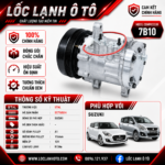 Lốc Điều Hòa Suzuki Swift / Ertiga STAL ST710514 (7B10, A1, 12V)
