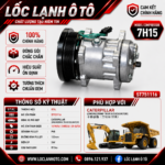 Lốc Điều Hòa CATERPILLAR ENGINEERING TRUCK/EXCAVATOR STAL ST751116 (7H15, PV8, 24V)
