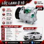 Lốc Điều Hòa Hyundai Elantra 2011- STAL ST780217 (VS18, PV6, 12V)