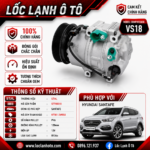 Lốc Điều Hòa Hyundai SantaFe STAL ST780318 (VS18, PV6, 12V)