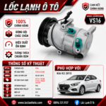 Lốc Điều Hòa KIA K2 2015 STAL ST961415GW (VS16, PV6, 12V)