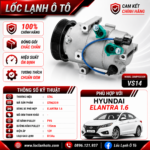 Lốc Điều Hòa Hyundai Elantra 1.6L STAL ST963519 (VS14, PV6, 12V)