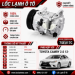 Lốc Điều Hòa Toyota Camry 2.0L 2012 trở lên STAL ST972126GW (7SEU17C, PV7, 12V)