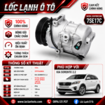 Lốc Điều Hòa KIA Sorento 2.2L STAL ST972630GW (7SEU17C, PV6, 12V)