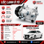 Lốc Điều Hòa Toyota Crown / Renault / Lexus Toyota Crown 2013 trở lên STAL ST973165GW (7SE17C, PV7, 12V)